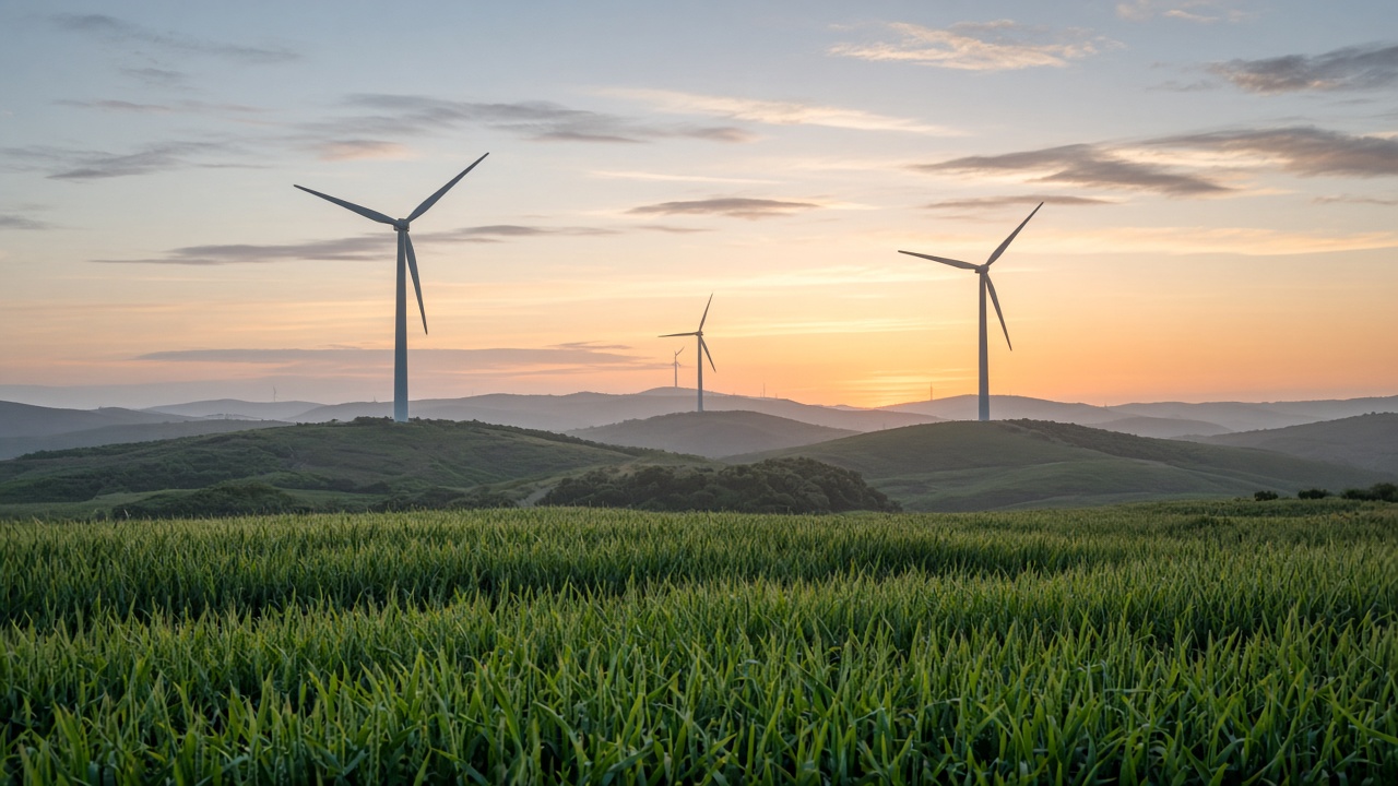 Operating wind row